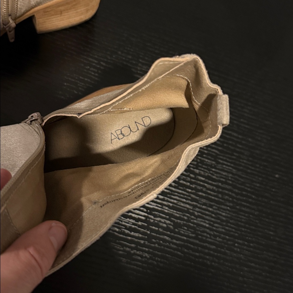 Abound Light Beige Ankle Booties - Picture 2 of 6